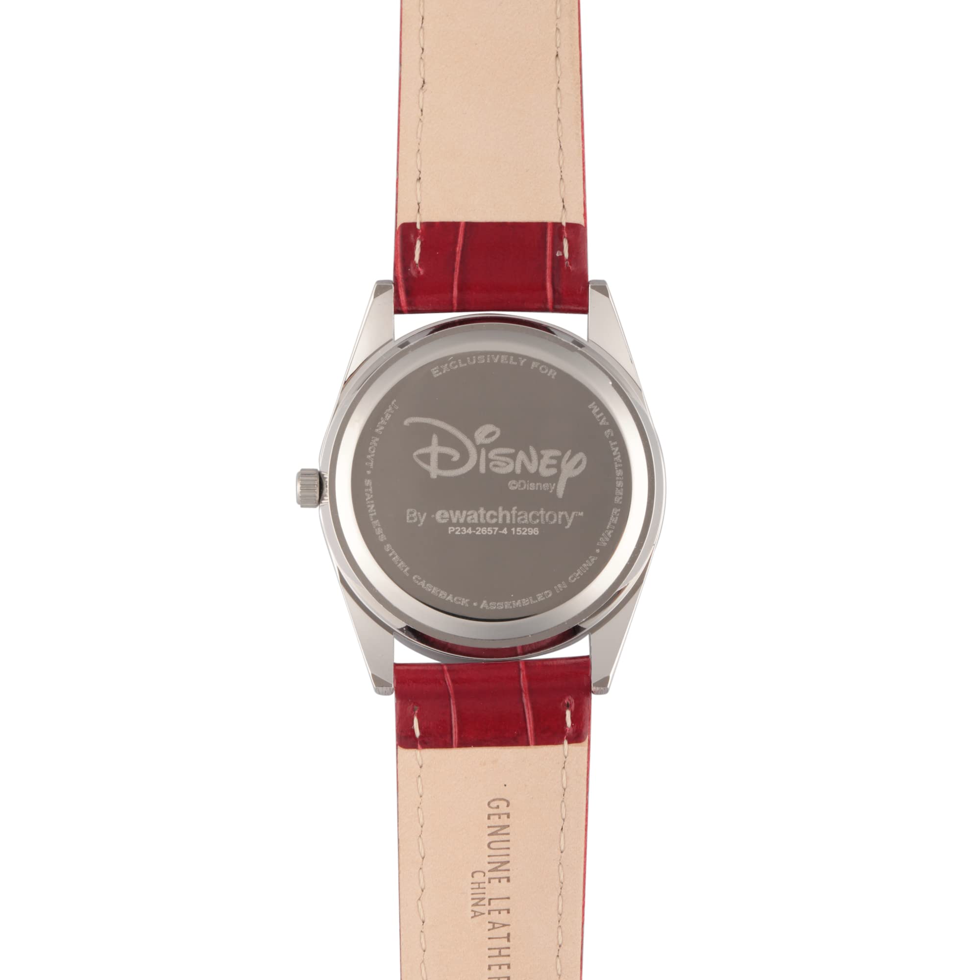 Foto 4 pulgar | Reloj Disney Rojo para Mujer-Venta Internacional