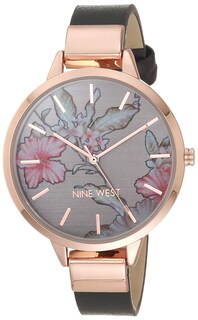 Foto 1 | Reloj Nine West para Mujer con Esfera Floral - Venta Internacional