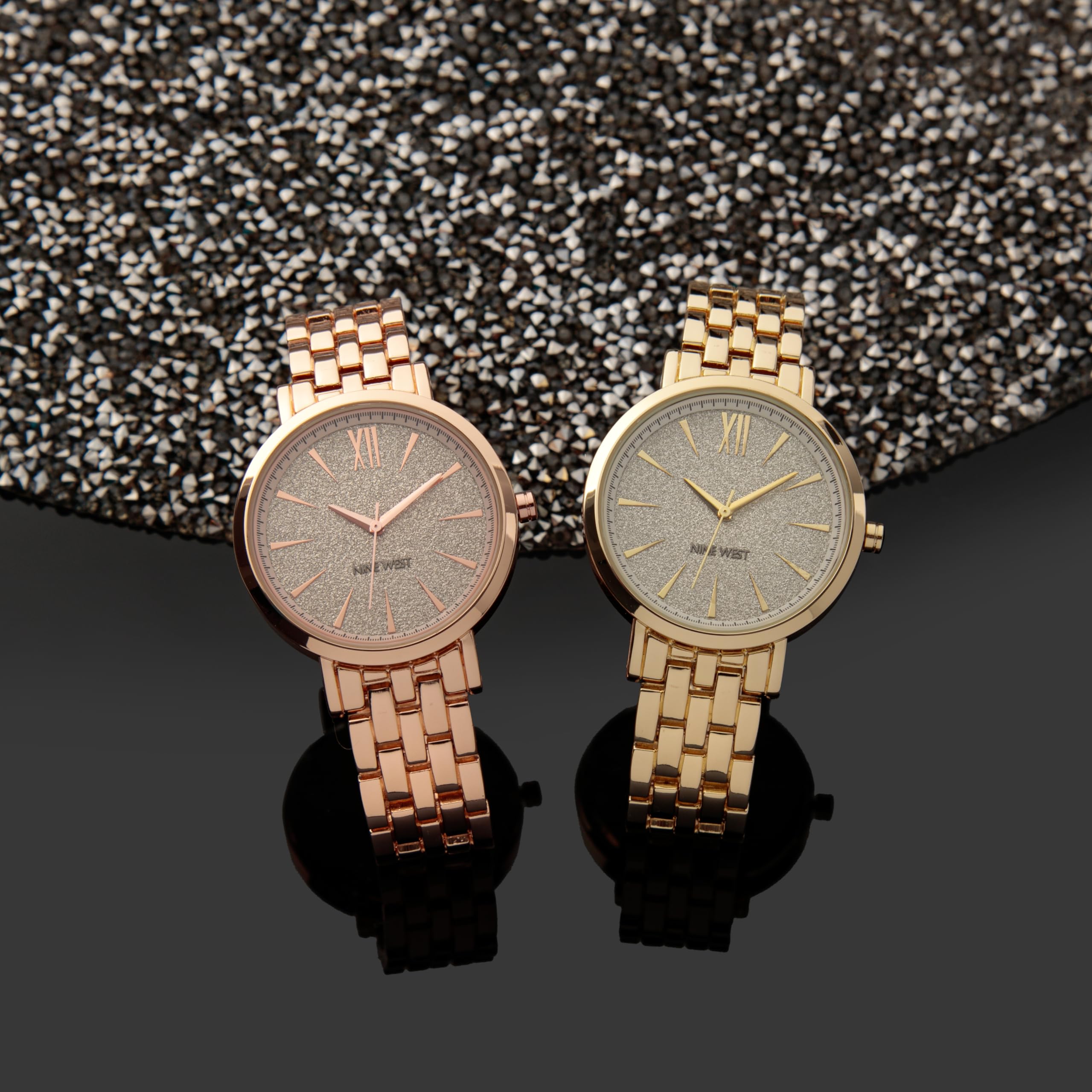 Foto 4 pulgar | Reloj Watch Nine West Nw/2402glgb En Tono Dorado Para Mujer - Venta Internacional