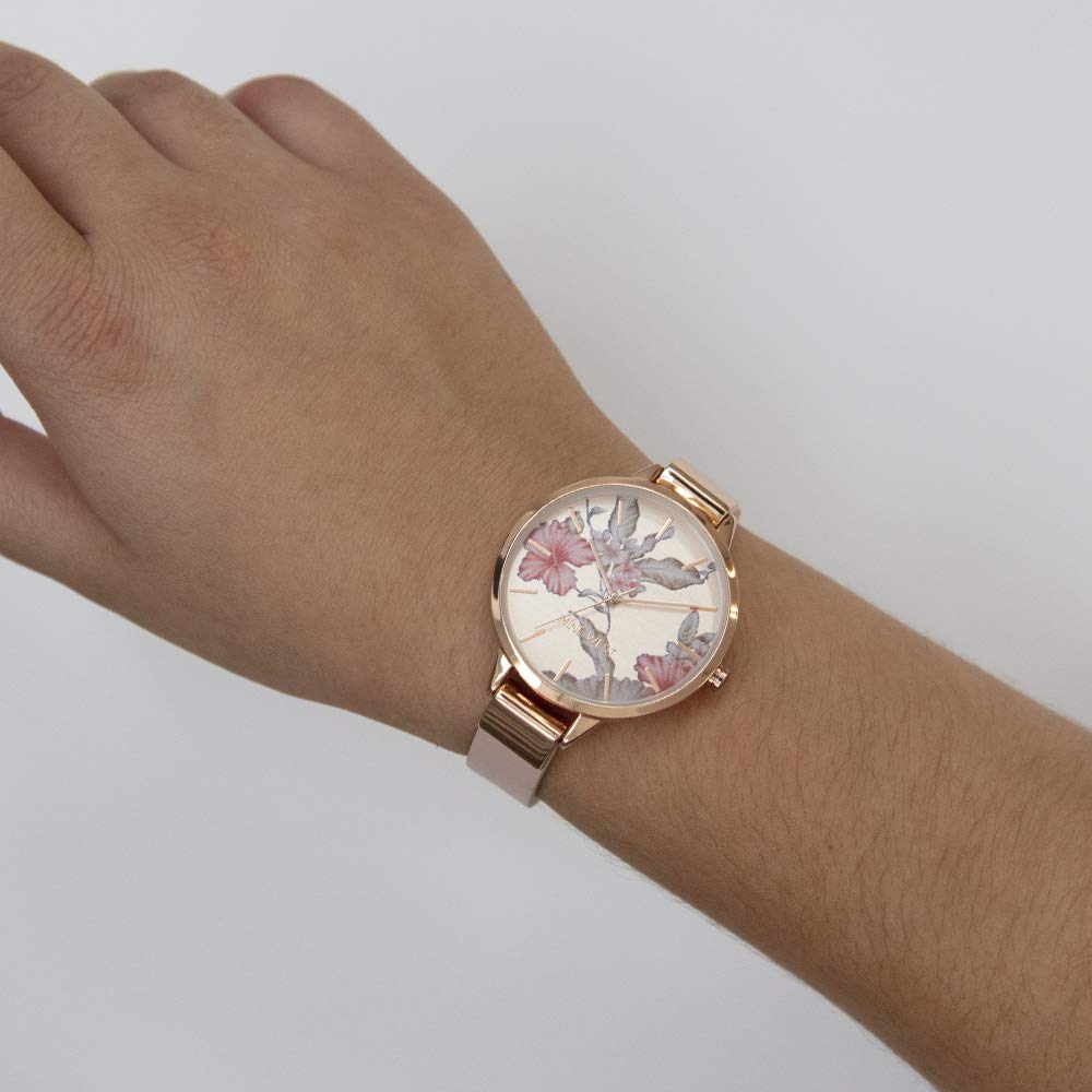 Foto 3 pulgar | Reloj Nine West Rosa para Mujer- Venta Internacional