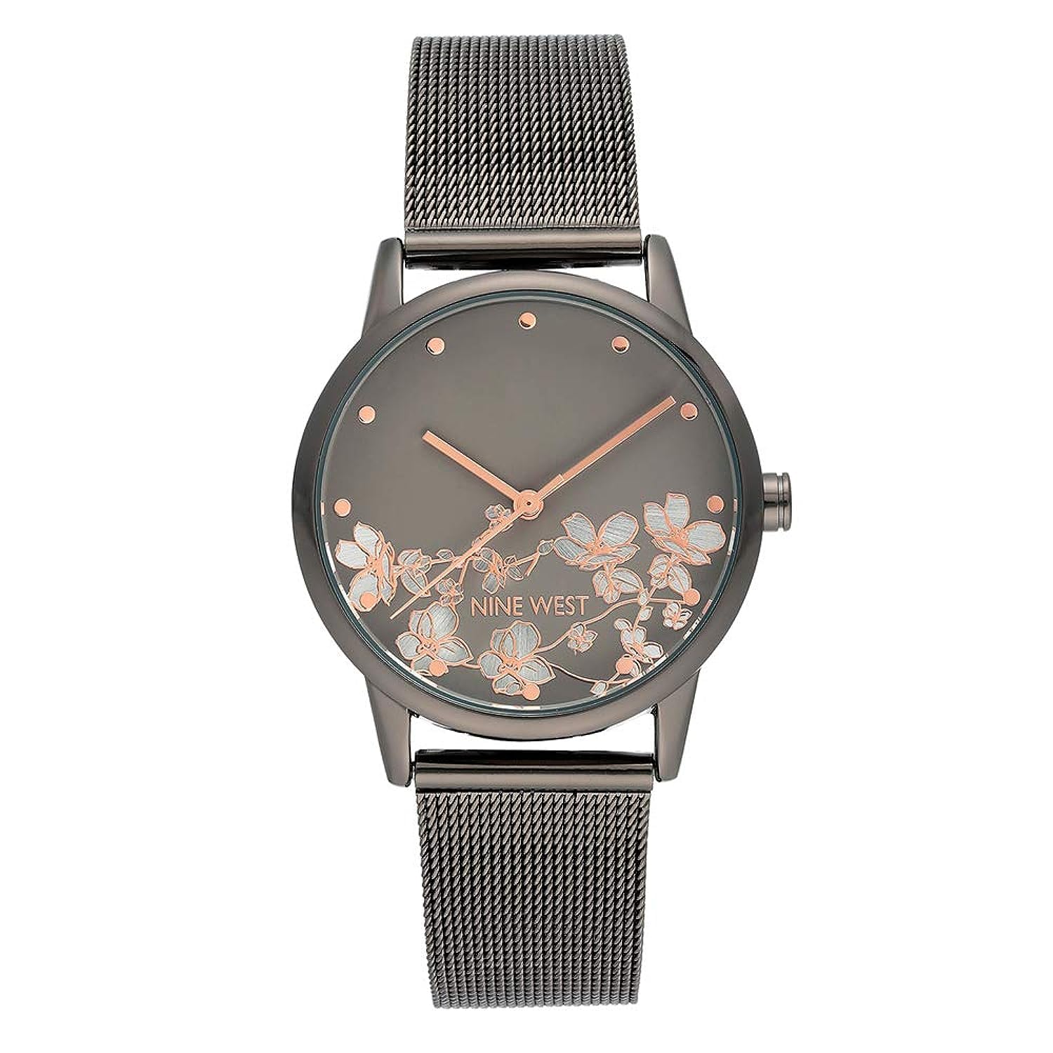 Reloj Nine West Nw 2429flgy en Tono Plateado para Mujer - Venta Internacional