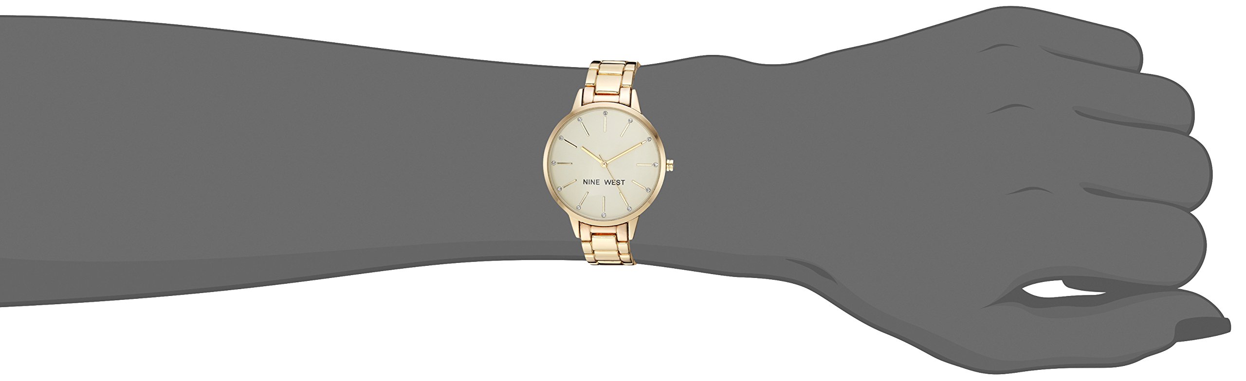 Foto 4 pulgar | Reloj Nine West Dorado para Mujer - Venta Internacional