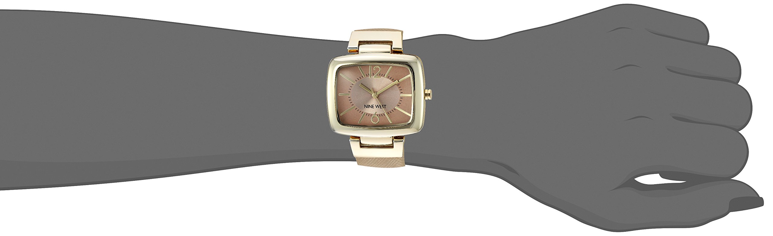 Foto 3 pulgar | Reloj Nine West Beige para Mujer- Venta Internacional