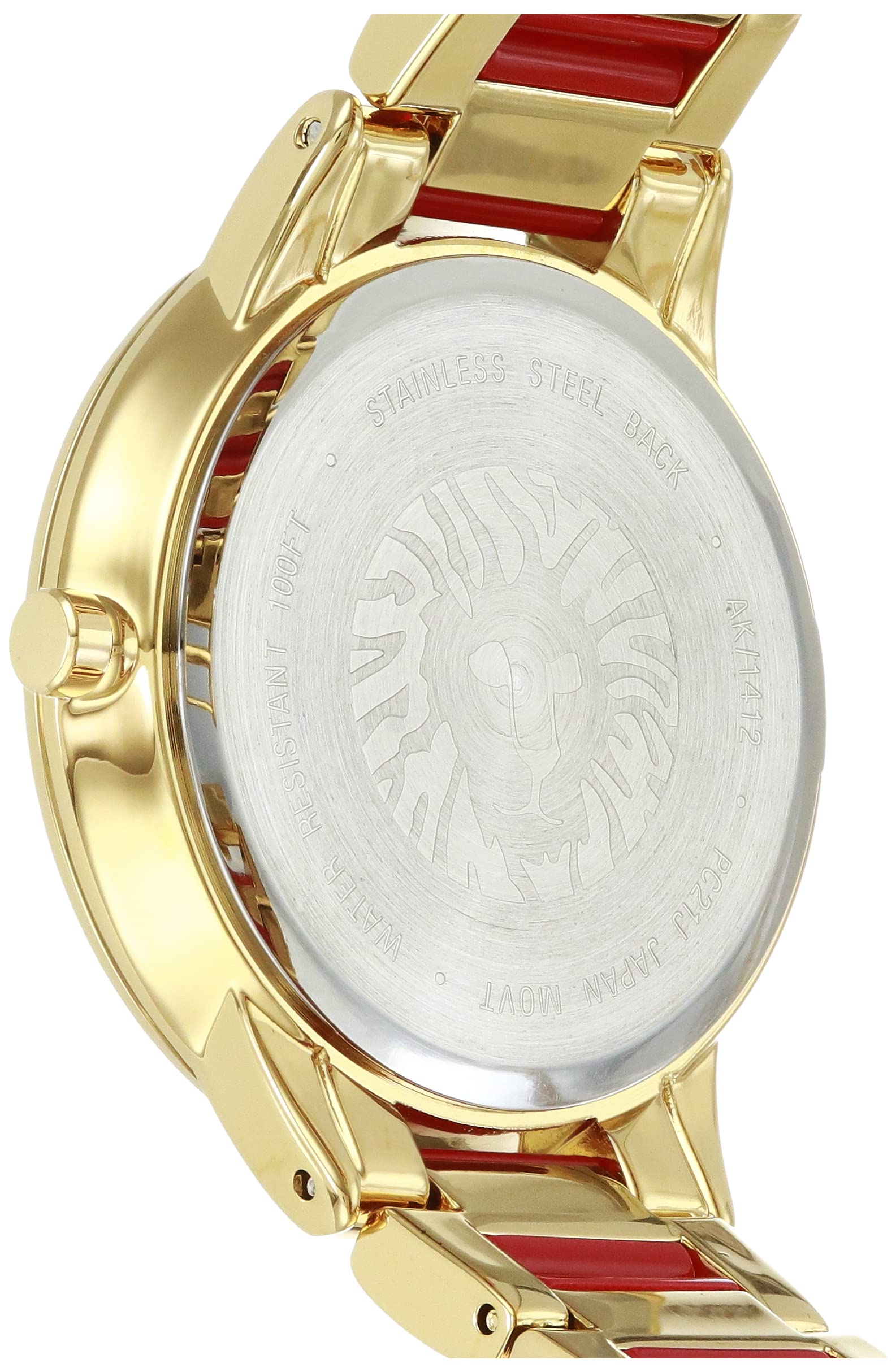 Foto 5 pulgar | Reloj Anne Klein Esfera Roja para Mujer - Venta Internacional