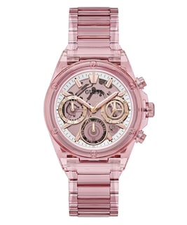 Foto 1 | Reloj Guess con Caja Rosa de 39,0 mm y Correa de Nailon Biodegradable para Mujer - Venta Internacional