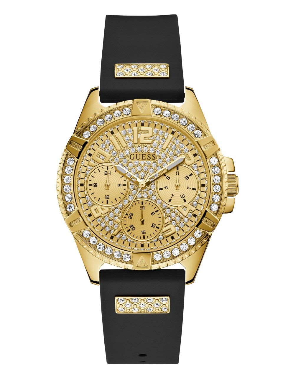 Foto 2 pulgar | Reloj Guess con Cristal de Acero Inoxidable Dorado U1160l1 - Venta Internacional