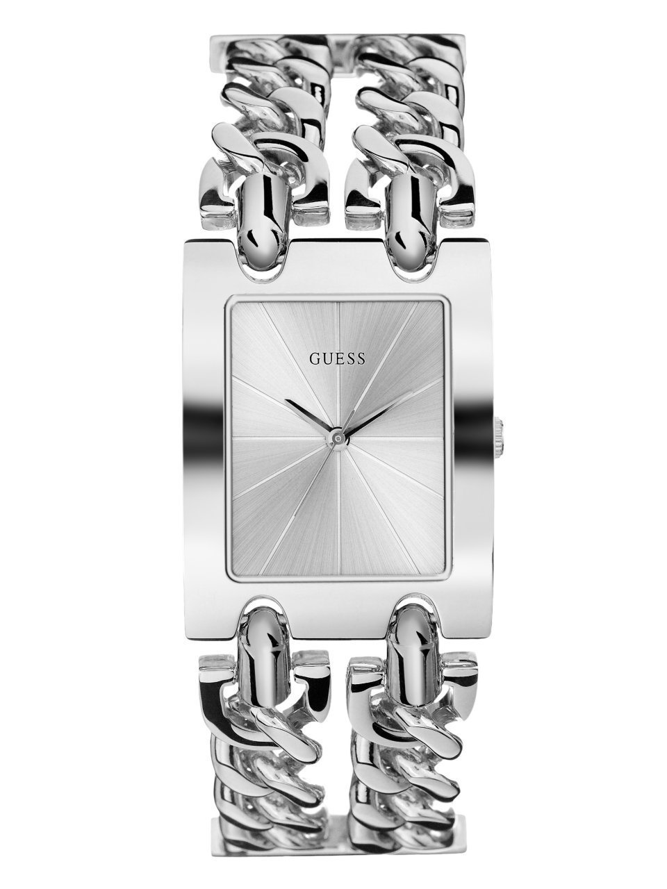 Foto 2 pulgar | Reloj Guess U1117l1 Pulsera con Múltiples Cadenas en Tono Plateado para Mujer - Venta Internacional