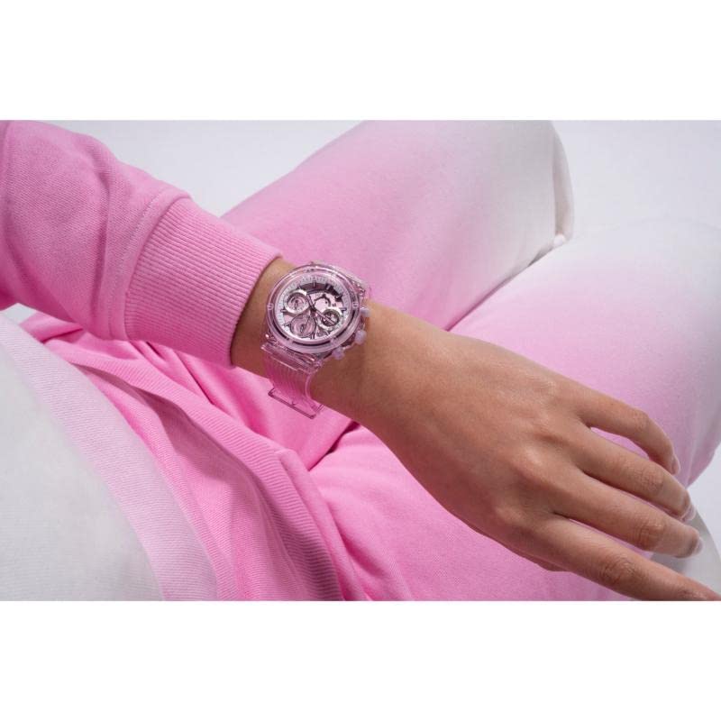 Foto 6 pulgar | Reloj Guess con Correa y Esfera Rosa de 39 mm para Mujer - Venta Internacional