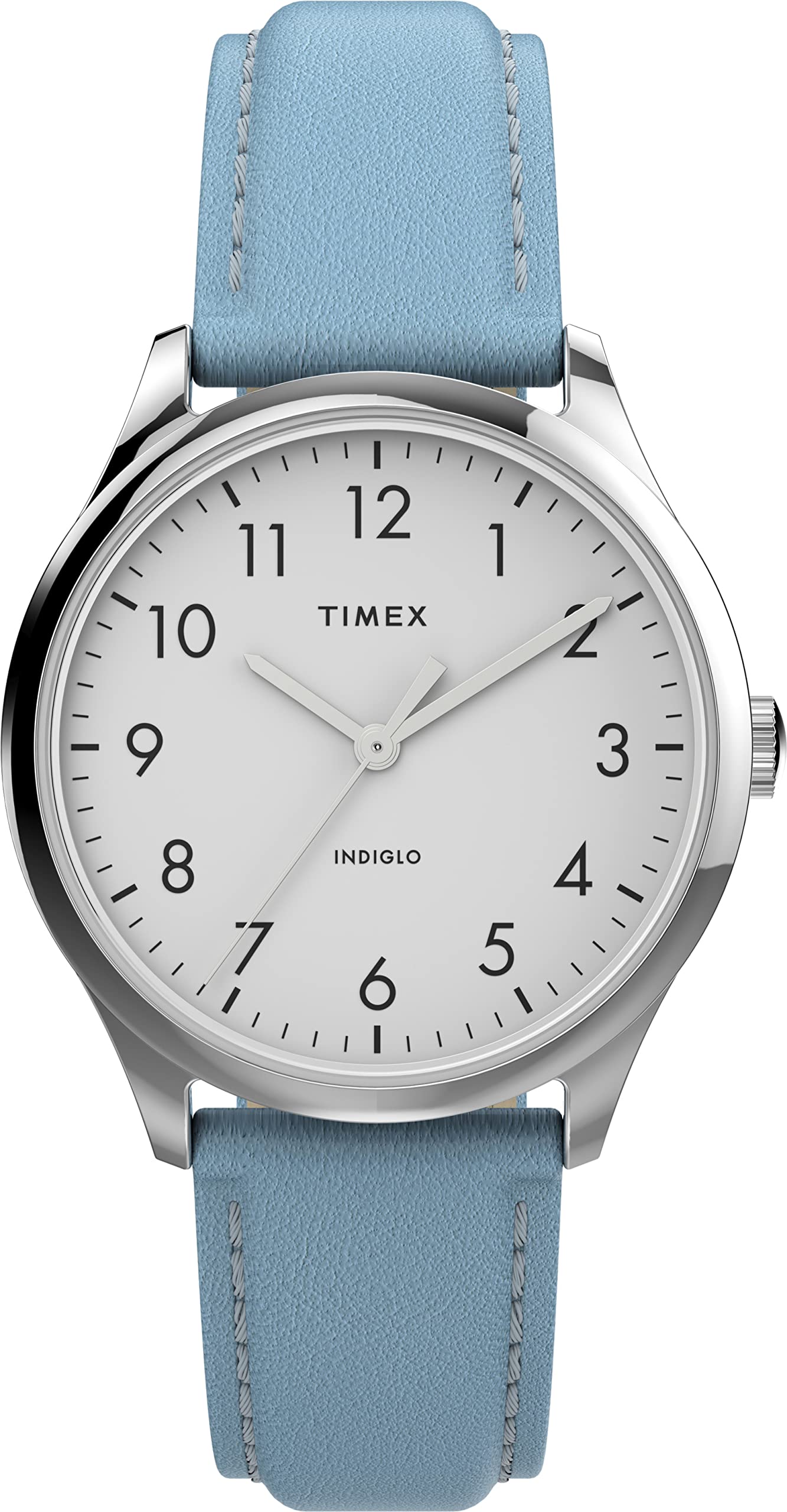 Reloj Timex Modern Easy Reader Plateado para Mujer - Venta Internacional