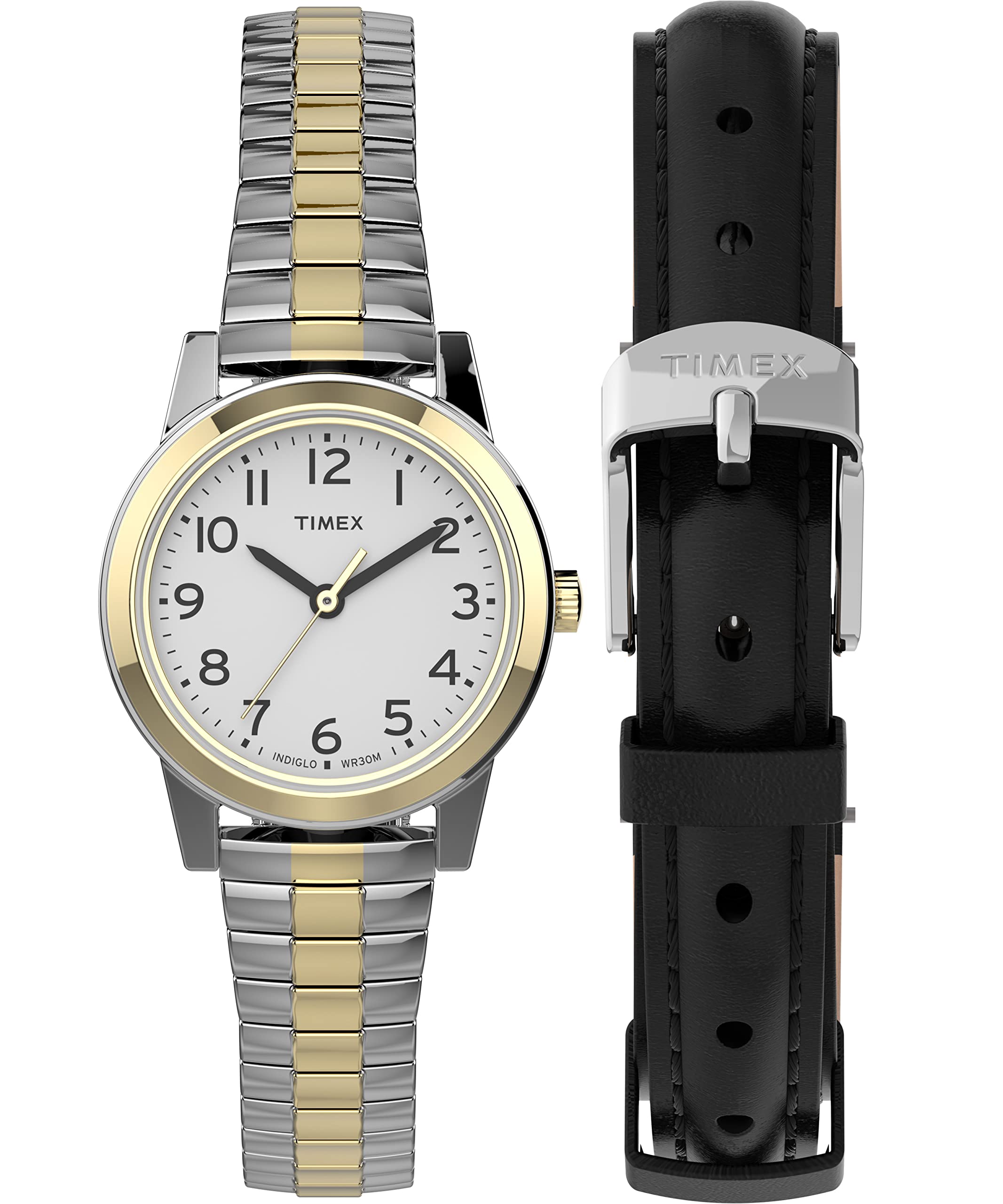 Foto 2 pulgar | Reloj Timex Essex Avenue Bicolor y 2 Correas para Mujer  - Venta Internacional