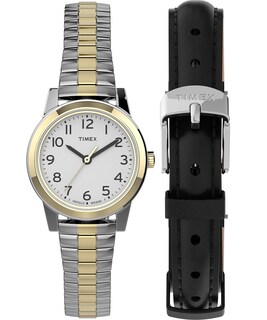 Foto 1 | Reloj Timex Essex Avenue Bicolor y 2 Correas para Mujer - Venta Internacional