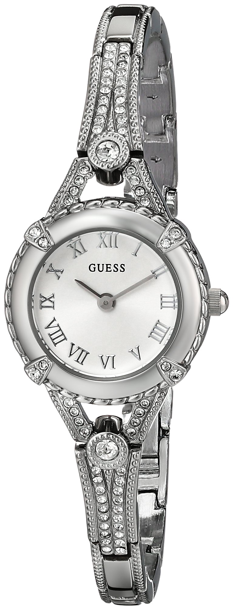 Foto 2 pulgar | Reloj Guess Petite de Cristal Plateado U0135l1 - Venta Internacional