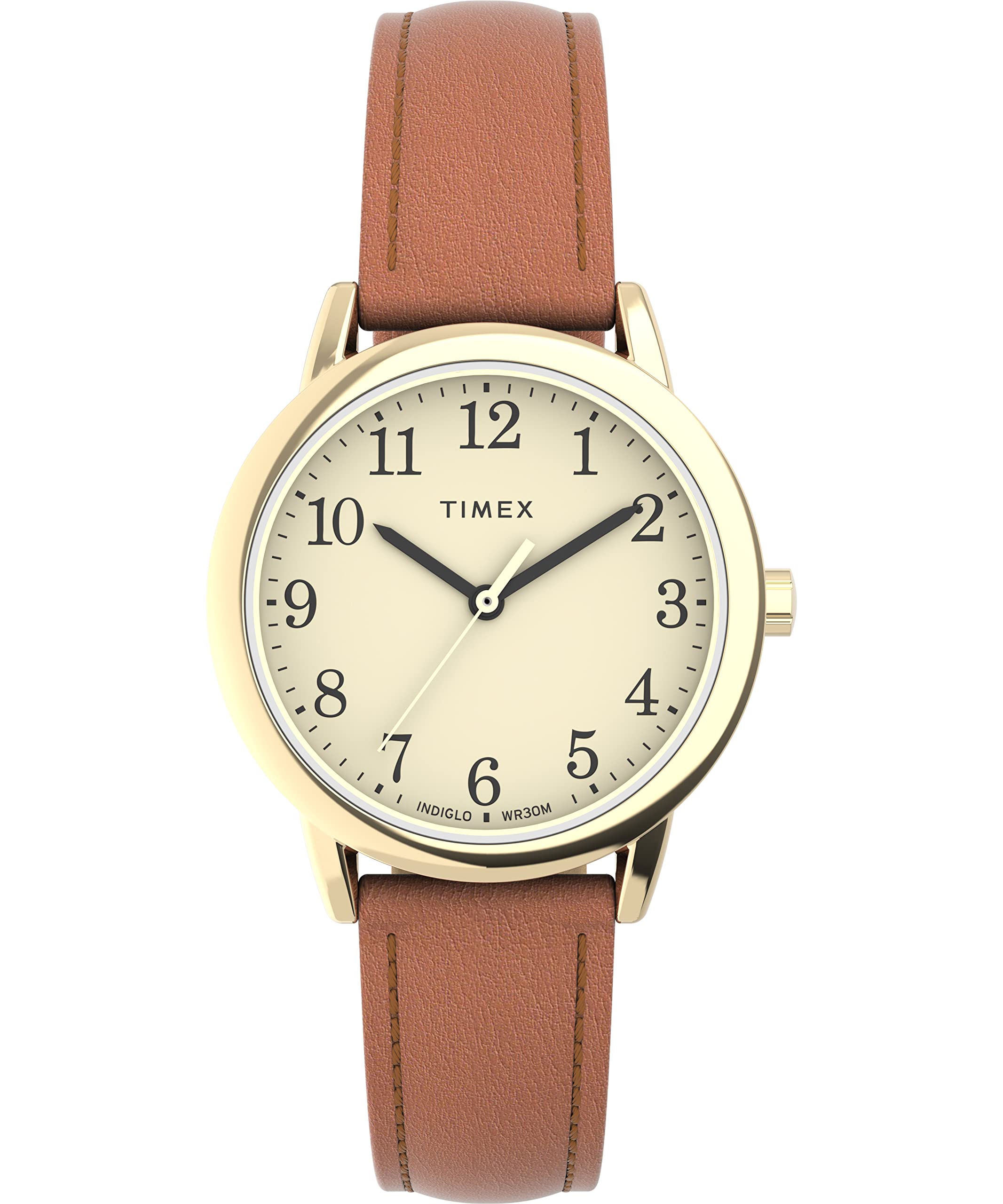 Reloj Timex Easy Reader Correa Marrón para Mujer - Venta Internacional