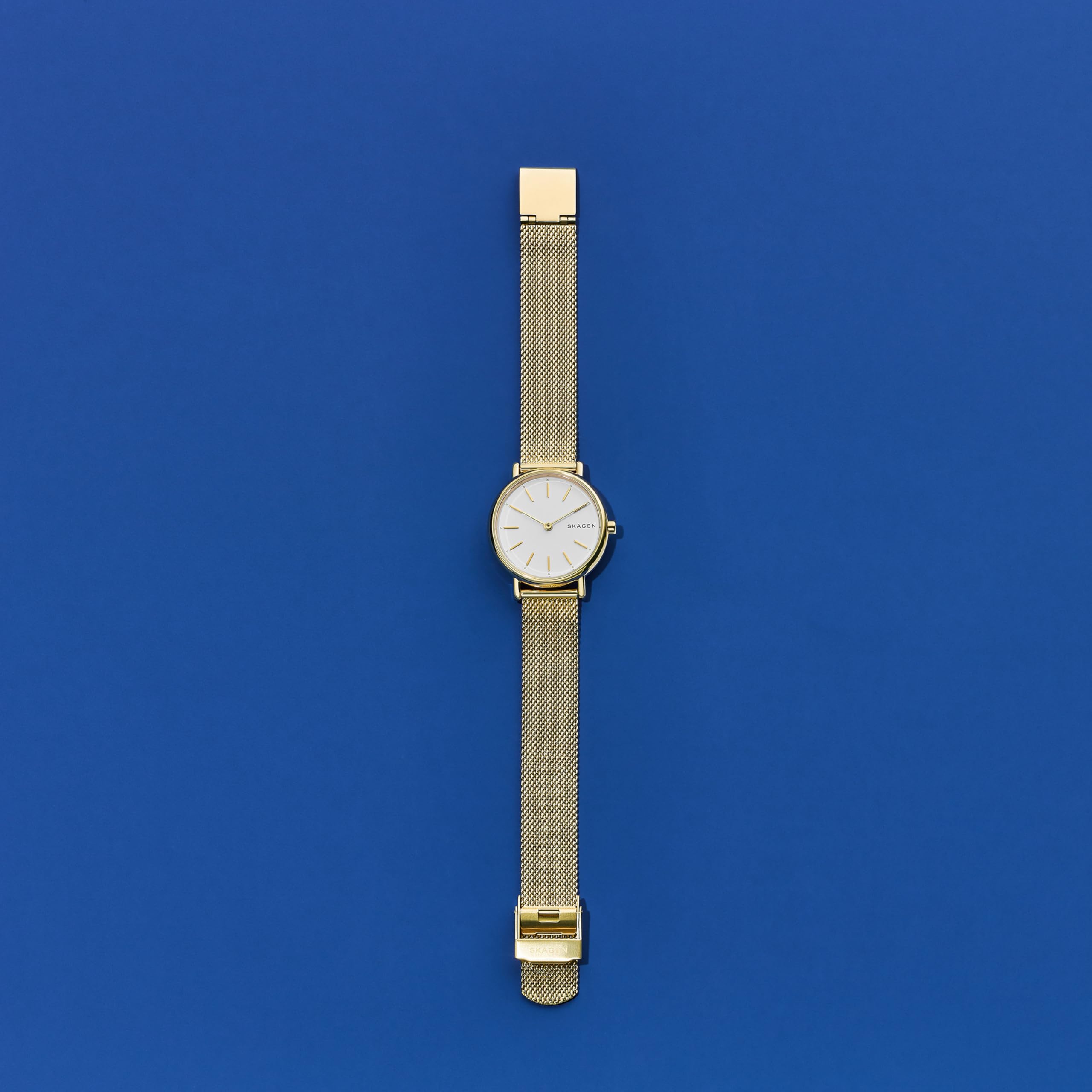 Foto 5 pulgar | Reloj Skagen Signatur Lille De Acero Inoxidable Dorado Con Dos Manecillas - Venta Internacional.