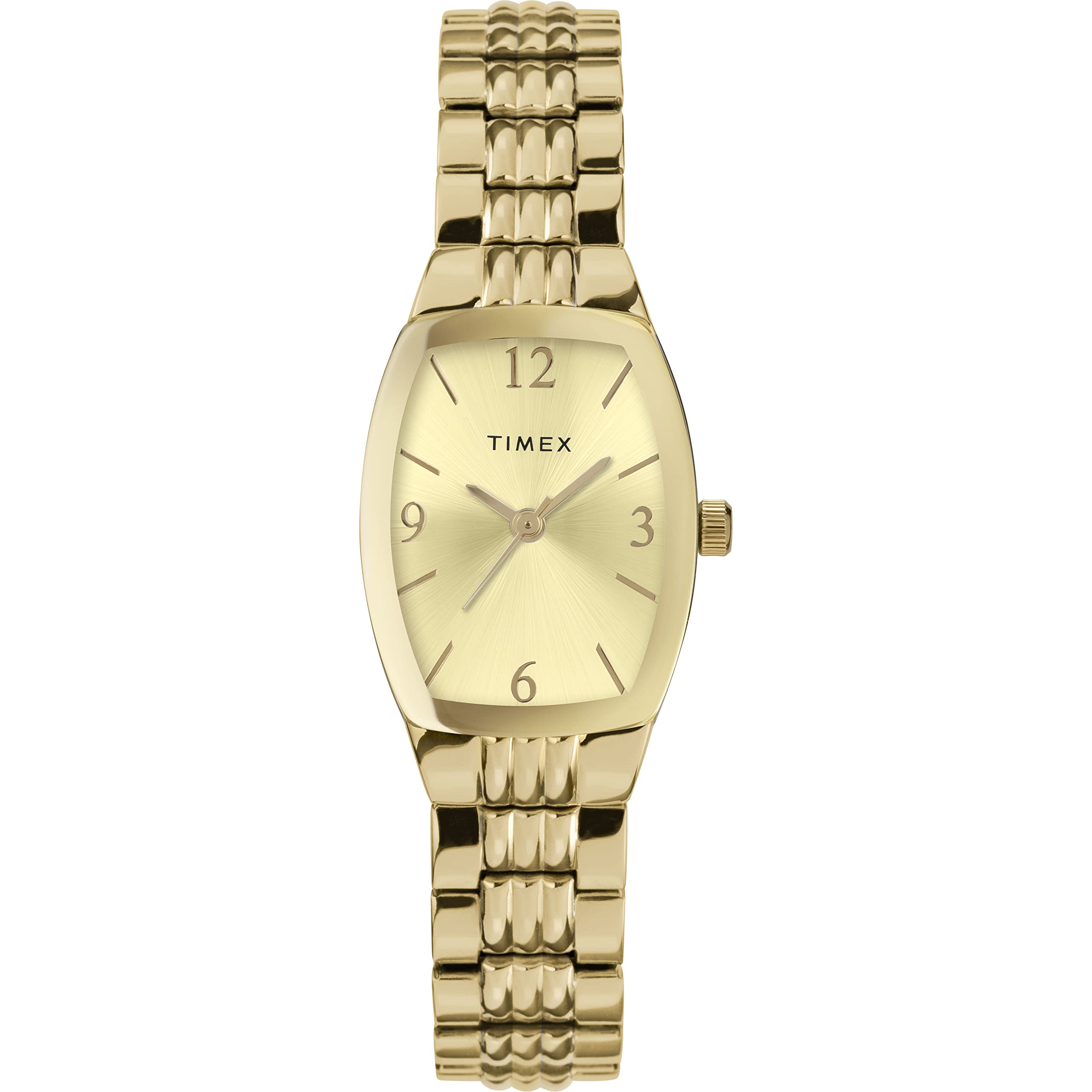 Funda Dorada Watch Timex Dress Tonneau De 21 Mm Para Mujer - Venta Internacional.