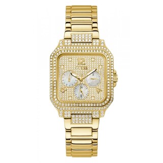Foto 1 | Reloj Guess Para Mujer En Tono Dorado Con Esfera Champán Y Caja De 35 Mm - Venta Internacional.