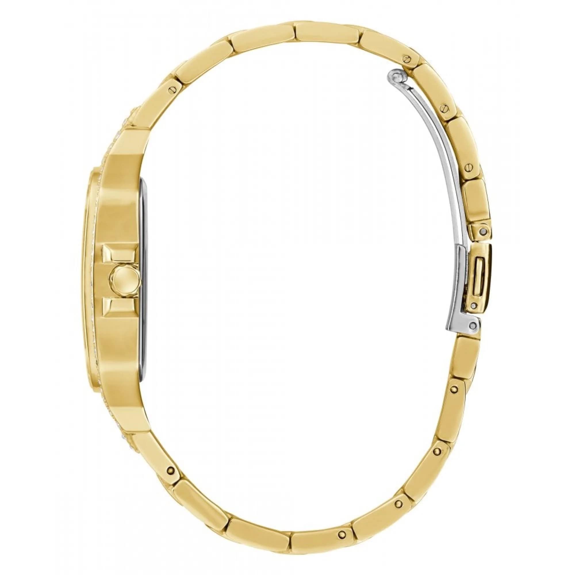 Foto 3 pulgar | Reloj Guess Para Mujer En Tono Dorado Con Esfera Champán Y Caja De 35 Mm - Venta Internacional.