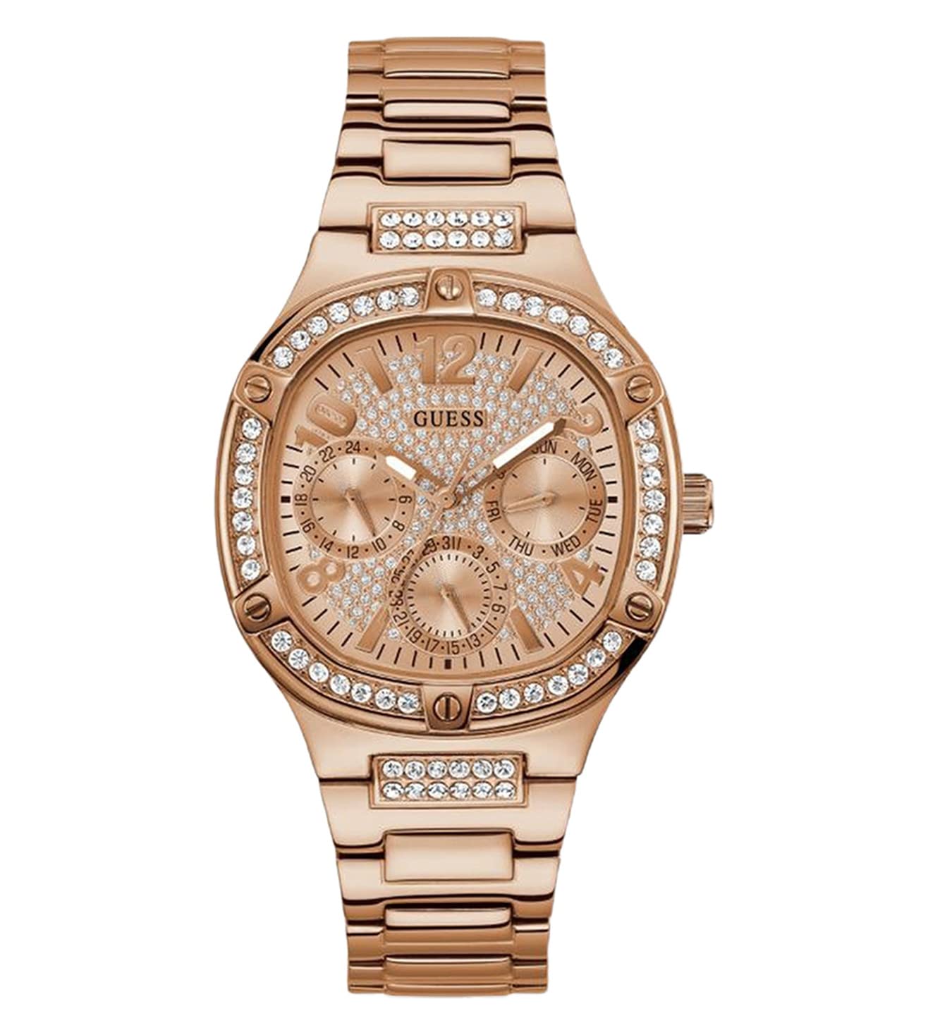 Foto 2 pulgar | Reloj Guess Para Mujer En Tono Oro Rosa Con Caja De 40 Mm Y Correa De 19 Cm - Venta Internacional.