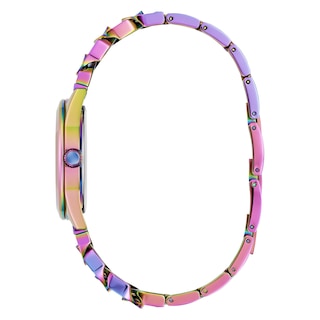 Foto 2 | Reloj Guess, Pulsera Iridiscente Para Mujer, Esfera Plateada, Caja De 32 Mm - Venta Internacional.