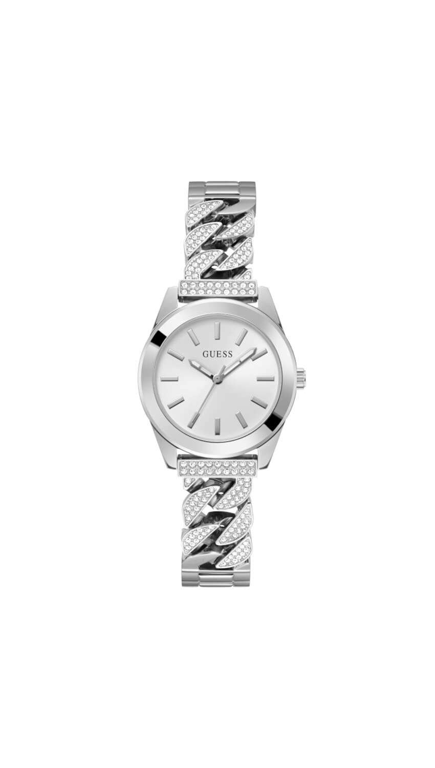 Foto 2 pulgar | Pulsera Watch Guess Para Mujer En Tono Plateado Con Funda De 32 Mm - Venta Internacional.