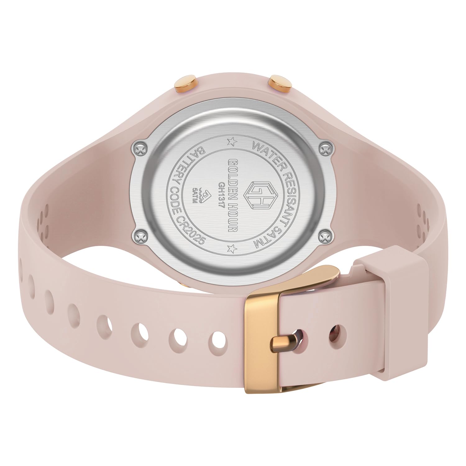 Foto 5 pulgar | Reloj Golden Hour Waterproof Sport, Cronógrafo Digital Para Mujer - Venta Internacional.