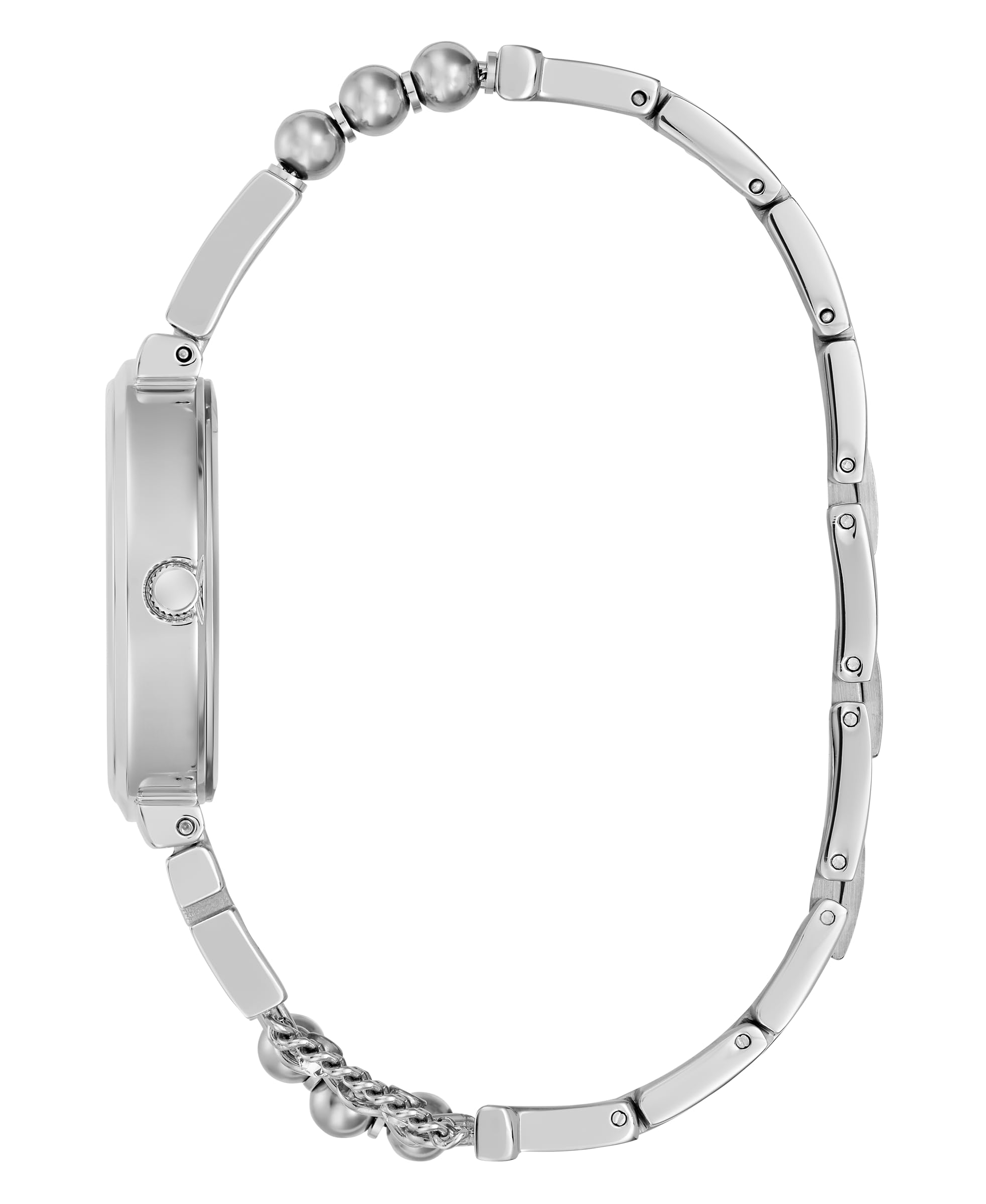 Foto 4 pulgar | Reloj Guess Para Mujer, Pulsera En Tono Plateado De 32 Mm Con Esfera Plateada - Venta Internacional.
