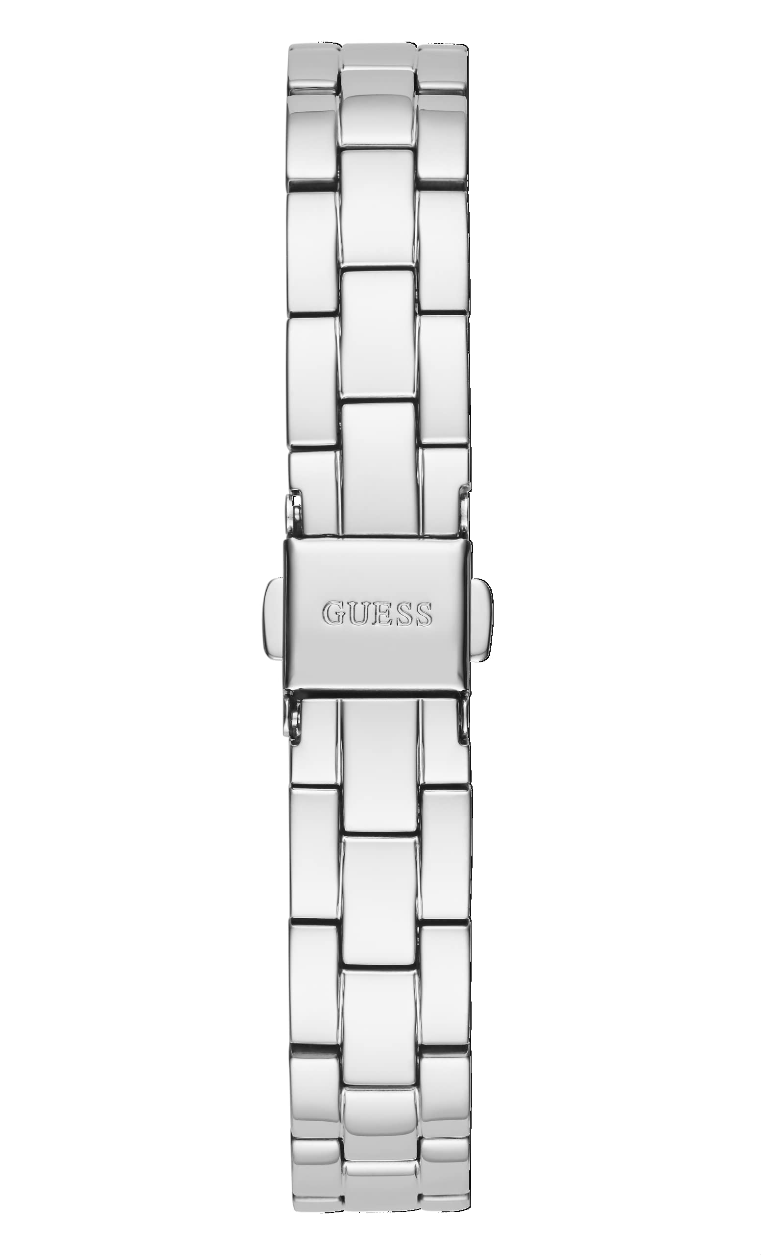 Foto 4 pulgar | Vestido Guess Tonneau Diamond Para Mujer, 24 Mm, Tono Plateado - Venta Internacional.