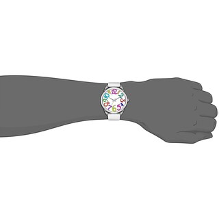 Foto 7 | Reloj Bisley Para Mujer, Blanco, Con Colorida Esfera Con Números Arábigos - Venta Internacional.
