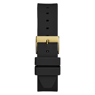Foto 3 | Funda Bicolor Para Mujer Watch Guess Con Correa De Silicona Negra De 38 Mm - Venta Internacional.
