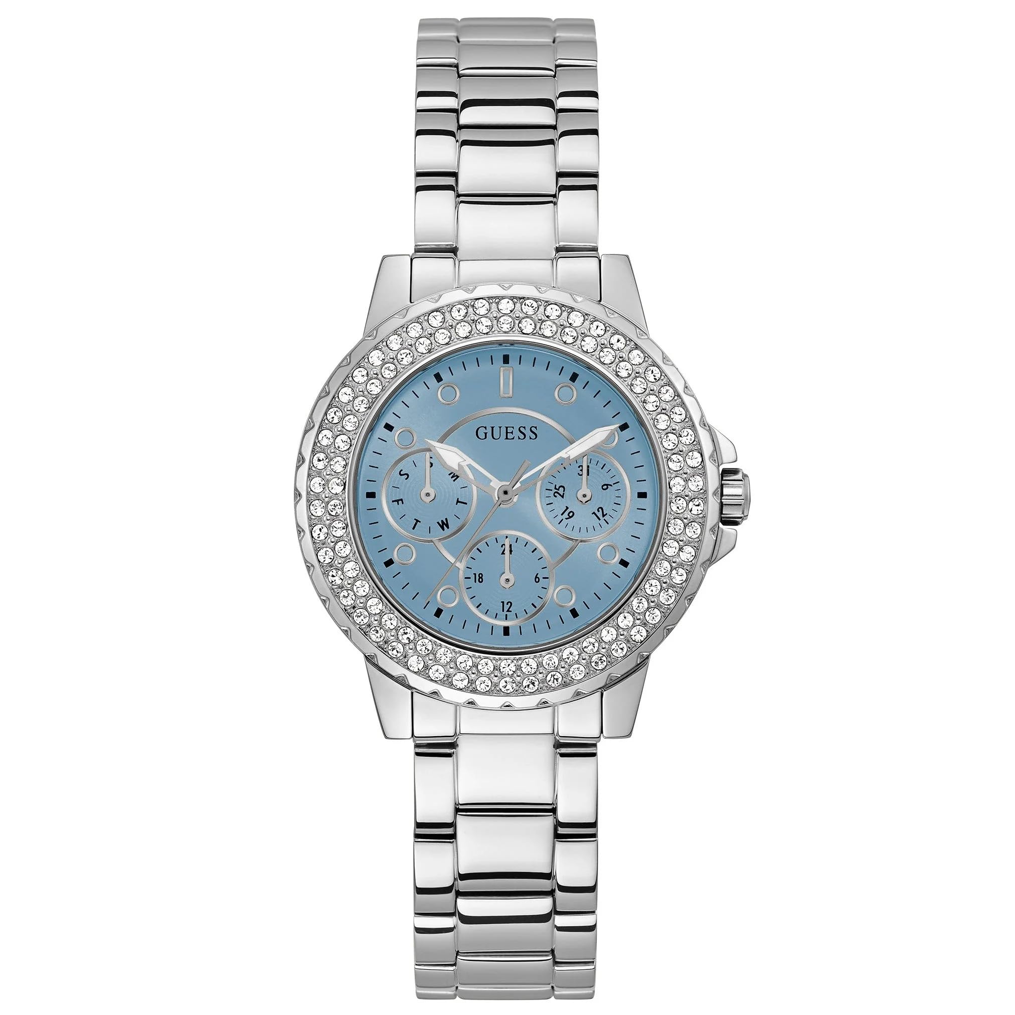 Foto 2 pulgar | Reloj Guess Sport Crystal Con Funda Multifunción De 36 Mm Para Mujer - Venta Internacional.