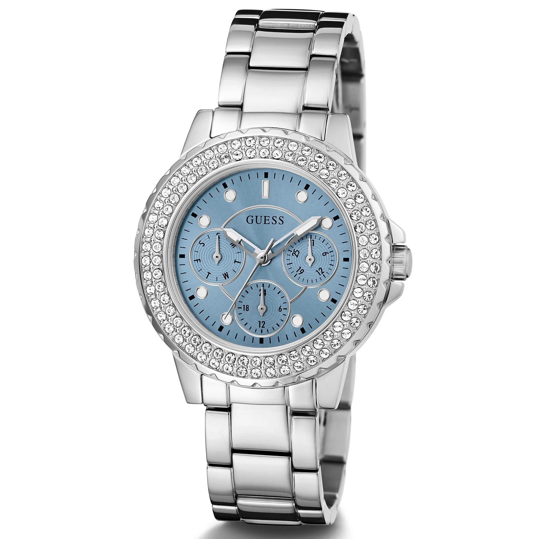 Foto 4 pulgar | Reloj Guess Sport Crystal Con Funda Multifunción De 36 Mm Para Mujer - Venta Internacional.