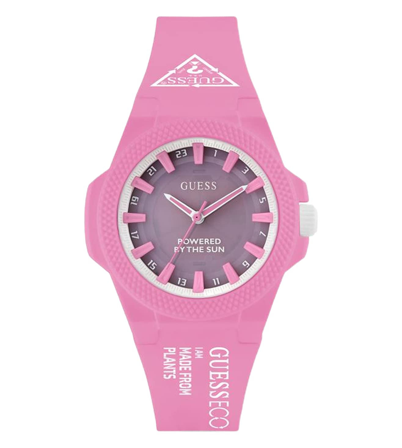 Reloj Guess Para Mujer, Caja Rosa De 40 Mm, Esfera Rosa Y Correa Rosa - Venta Internacional.