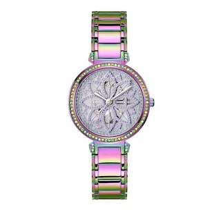 Foto 1 | Reloj Guess, Pulsera Iridiscente De 36 Mm Para Mujer, Esfera Lavanda - Venta Internacional.