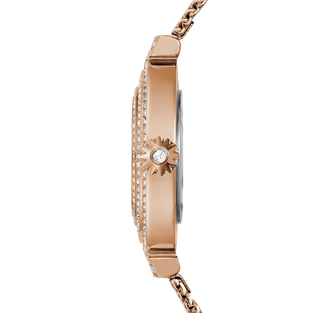 Foto 4 pulgar | Reloj Guess Para Mujer, 36 Mm, Tono Oro Rosa Con Pulsera De Malla - Venta Internacional.