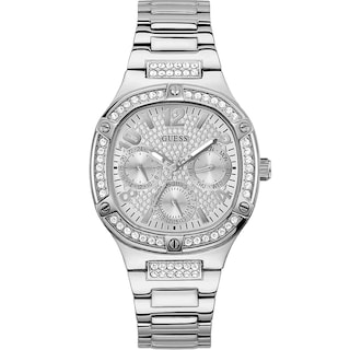Foto 1 | Reloj Guess Para Mujer En Tono Plateado Con Caja De 40 Mm Y 100 M De Ancho - Venta Internacional.