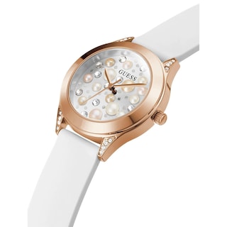 Foto 3 | Reloj Guess Trend Crystal Para Mujer Con Funda De 36 Mm Y Correa De Silicona - Venta Internacional.
