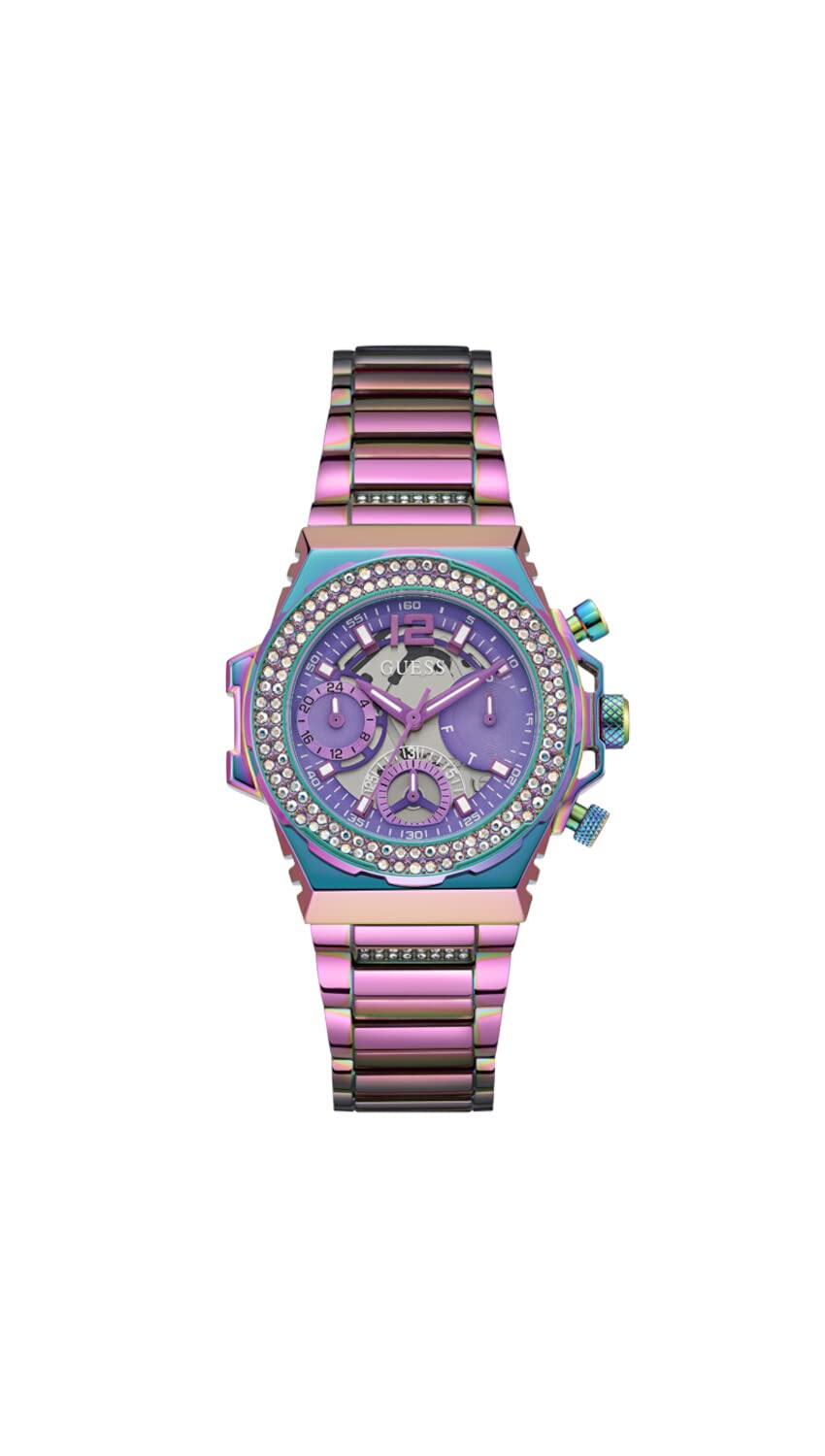 Foto 2 pulgar | Reloj Guess Para Mujer Con Caja De Acero Inoxidable Iridiscente De 36 Mm - Venta Internacional.