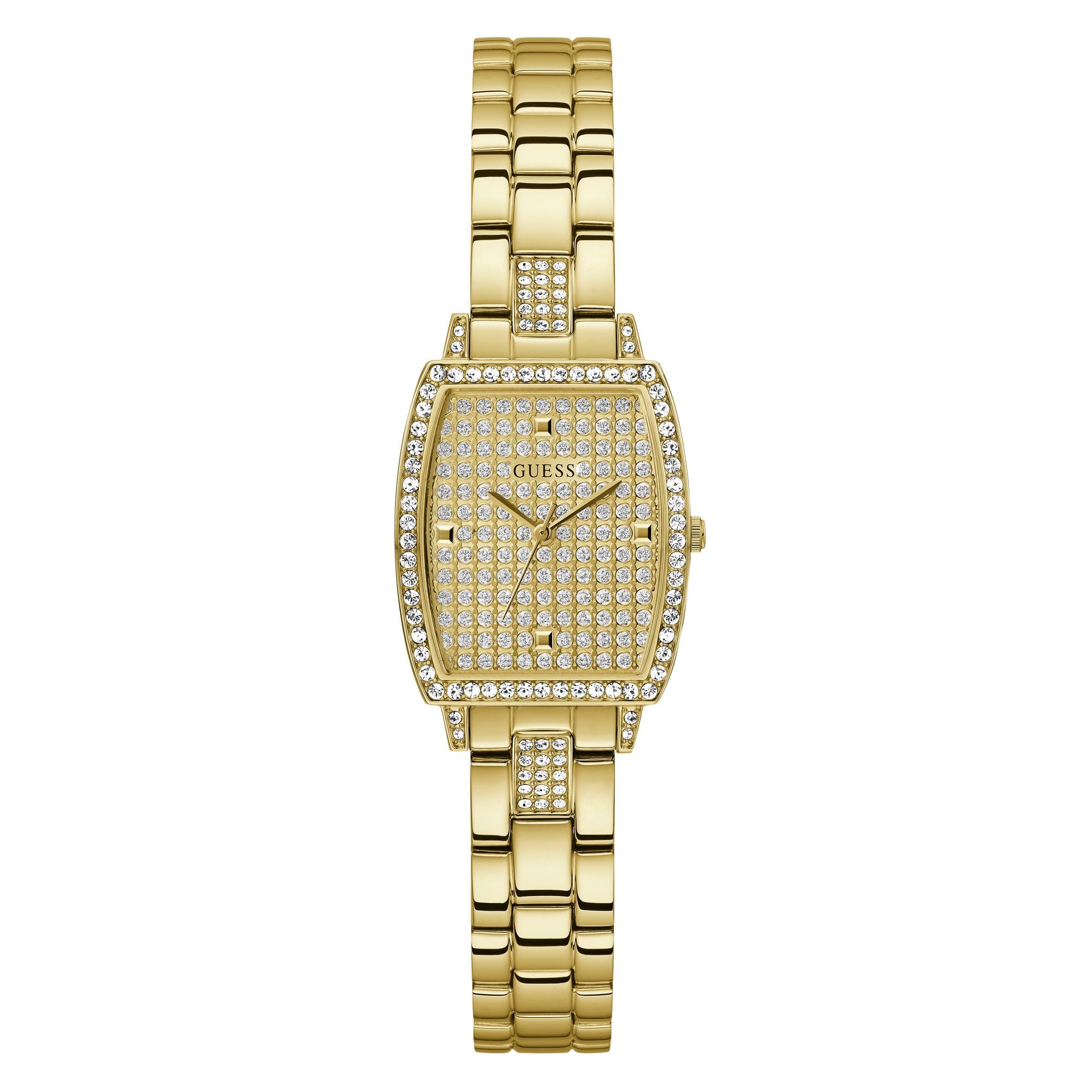 Foto 2 pulgar | Reloj Guess Para Mujer En Tono Dorado Con Esfera Champán Y Caja De 25 Mm - Venta Internacional.