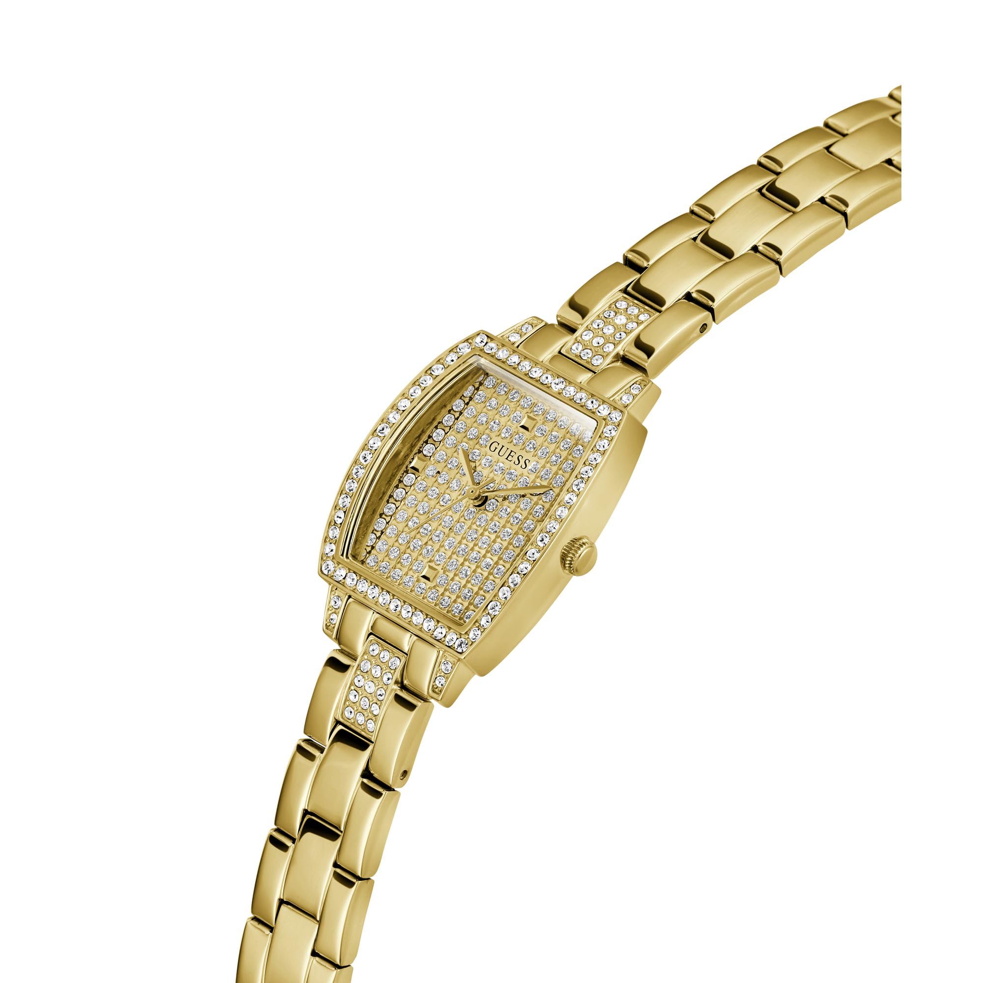 Foto 5 pulgar | Reloj Guess Para Mujer En Tono Dorado Con Esfera Champán Y Caja De 25 Mm - Venta Internacional.