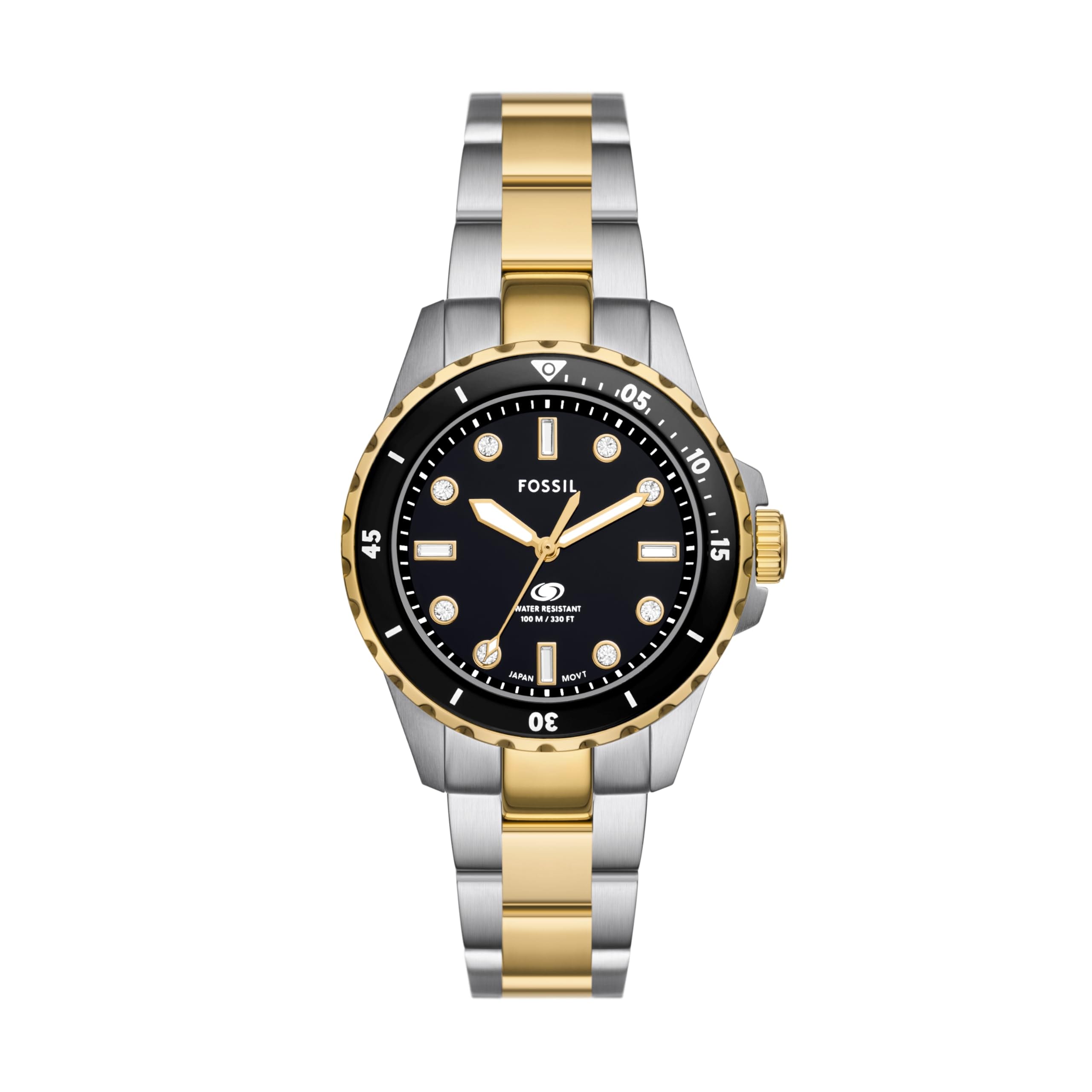 Reloj Fossil Dive Es5349 De Acero Inoxidable Azul Para Mujer - Venta Internacional. $4,645