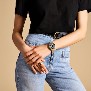 Foto 4 | Reloj Fossil Dive Es5349 De Acero Inoxidable Azul Para Mujer - Venta Internacional.