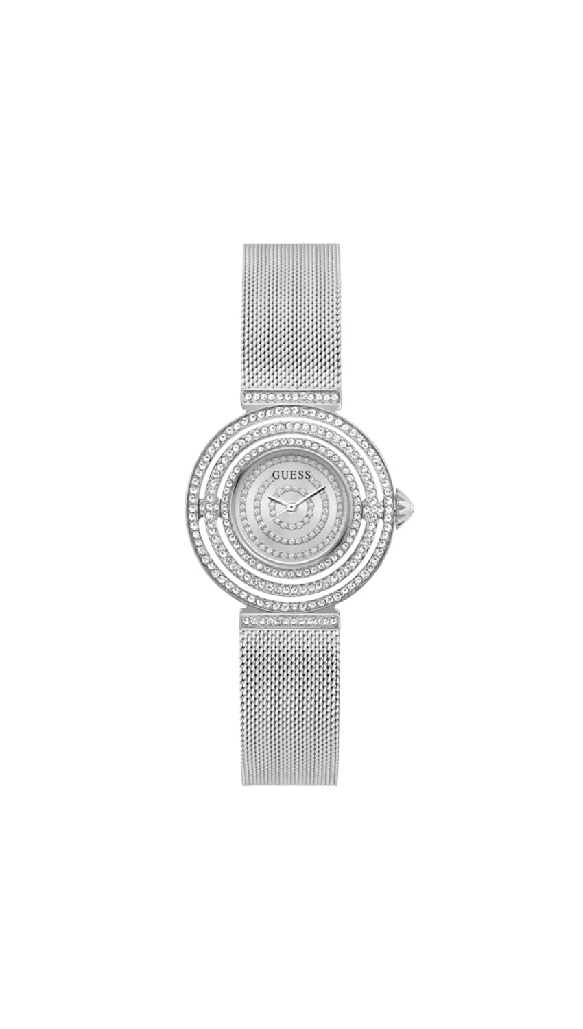 Foto 2 pulgar | Reloj Guess Para Mujer En Tono Plateado Con Carcasa De 36 Mm Y Resistente Al Agua - Venta Internacional.