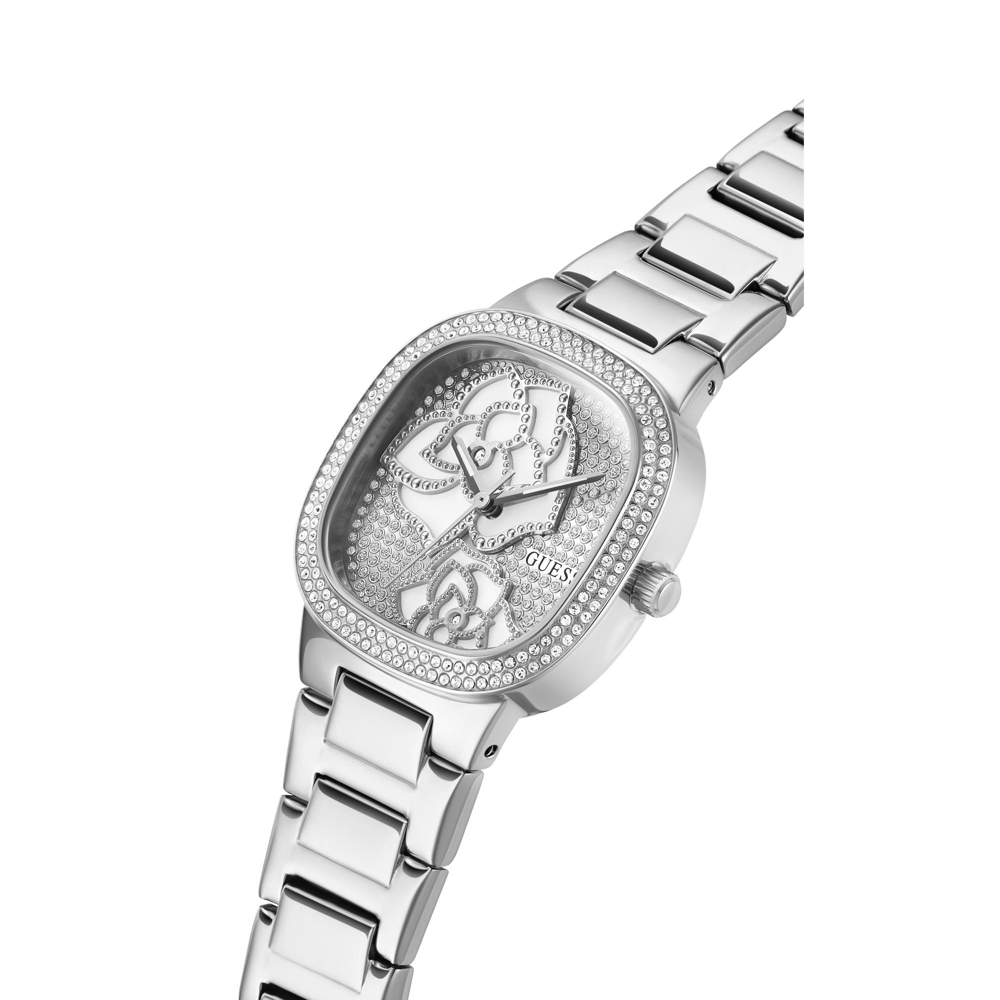 Foto 5 pulgar | Reloj Guess Para Mujer En Tono Plateado Con Caja De 32 Mm Y 100 M De Ancho - Venta Internacional.