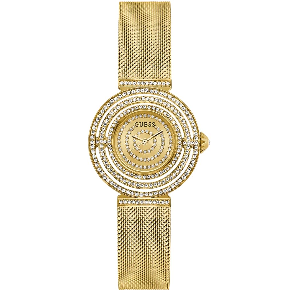 Foto 2 pulgar | Reloj Guess Para Mujer Con Caja De Acero Inoxidable En Tono Dorado De 36 Mm - Venta Internacional.