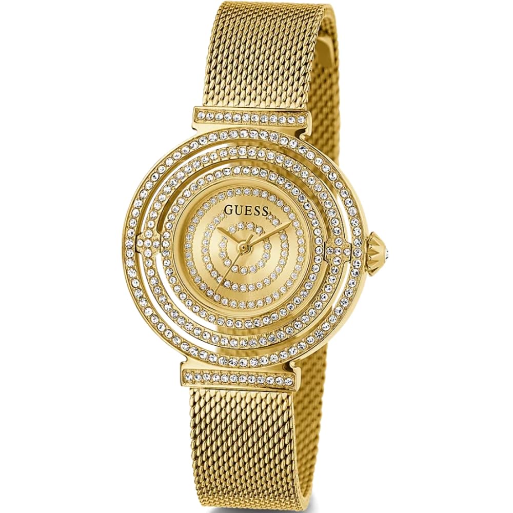 Foto 6 pulgar | Reloj Guess Para Mujer Con Caja De Acero Inoxidable En Tono Dorado De 36 Mm - Venta Internacional.