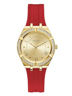 Foto 1 | Correa De Silicona Con Detalles De Cristal Watch Guess Para Mujer - Venta Internacional.