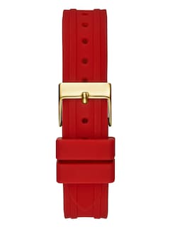 Foto 3 | Correa De Silicona Con Detalles De Cristal Watch Guess Para Mujer - Venta Internacional.