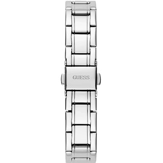 Foto 3 | Funda De Pulsera Para Mujer Watch Guess, 28 Mm, Tono Plateado, Esfera Blanca - Venta Internacional.