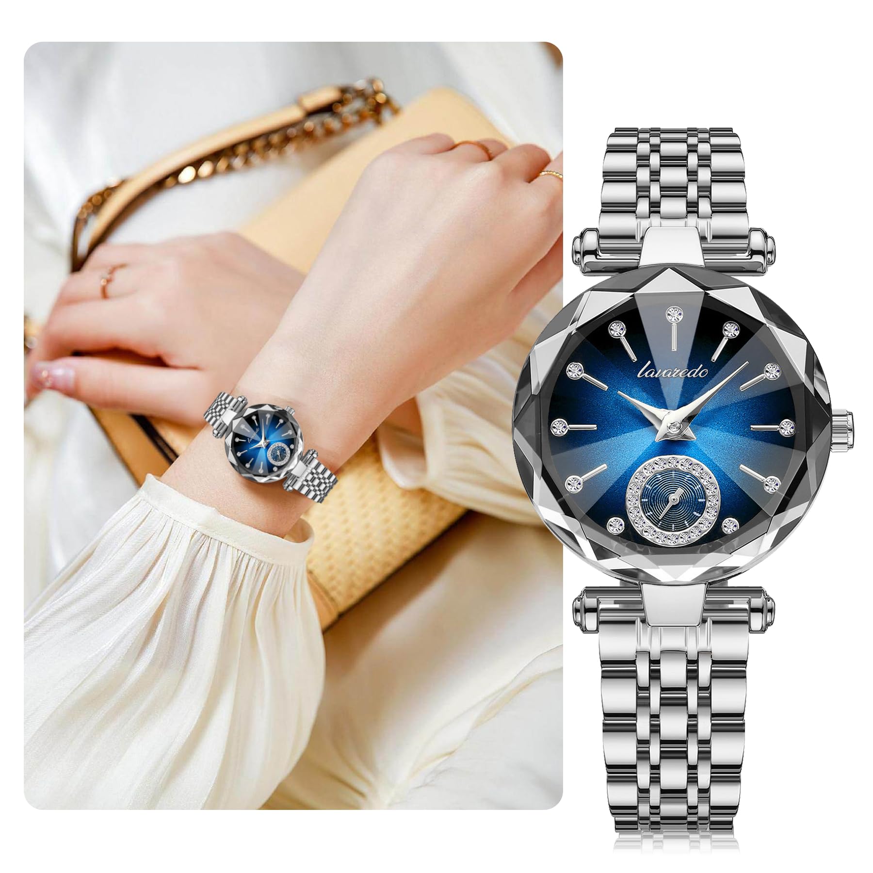 Foto 2 | Reloj Nn Ben Nevis Para Mujer Con Correa De Piel Y Esfera De Diamante - Venta Internacional.