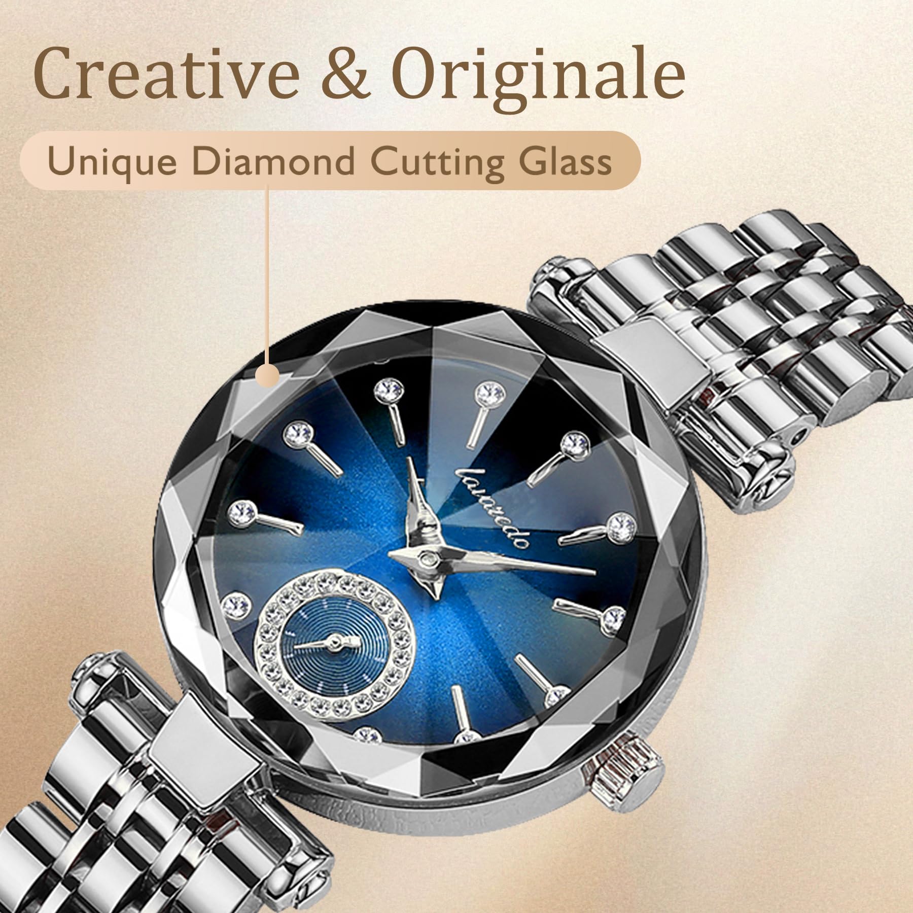 Foto 4 pulgar | Reloj Nn Ben Nevis Para Mujer Con Correa De Piel Y Esfera De Diamante - Venta Internacional.